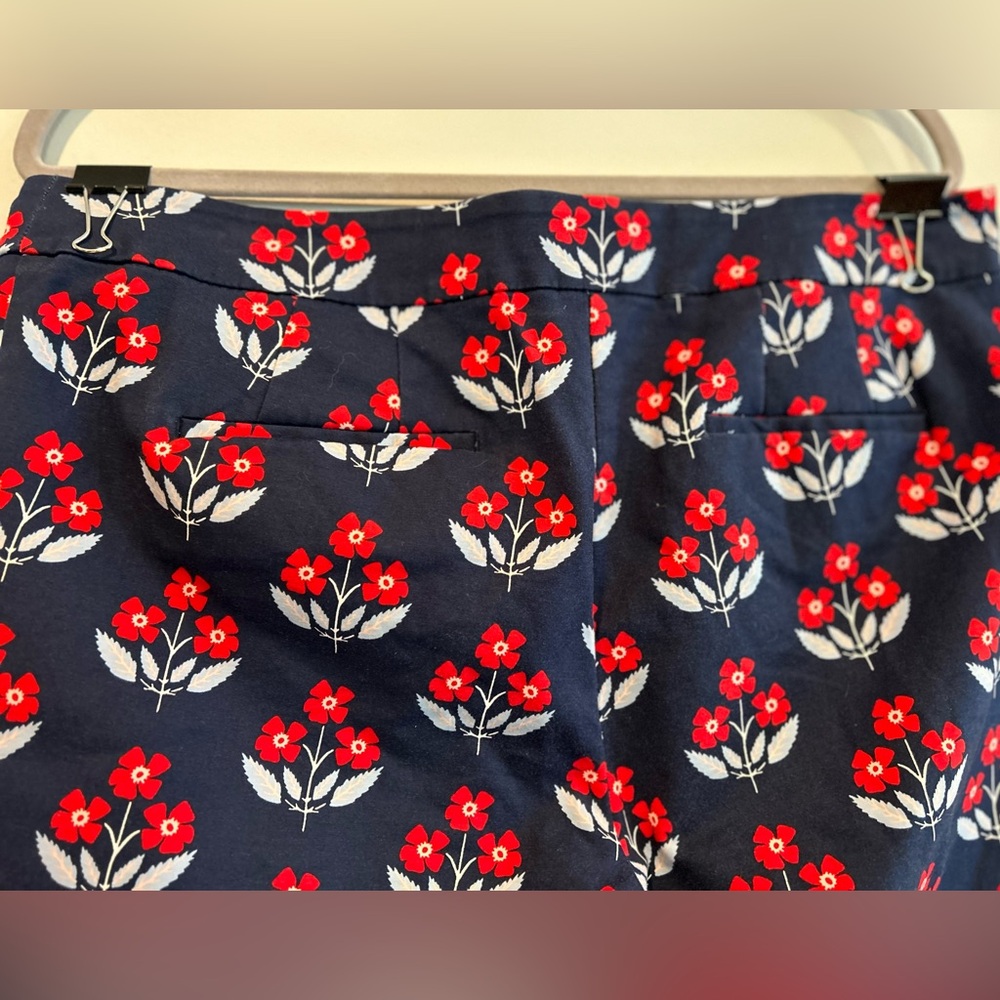 Boden floral navy casual pants - Picture 6 of 13